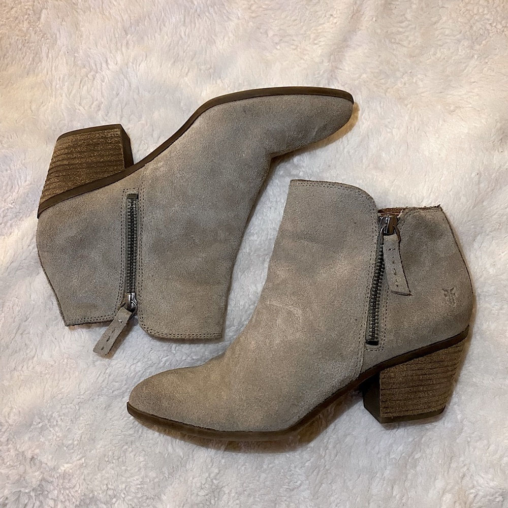 Frye Judith Double Zip Ankle Booties
